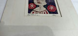 Group of signed art prints with stylized female portraits - thumbnail 5 of 6