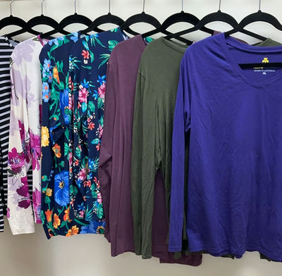 Eight XL Long Sleeve Casual Tops - Image 1 of 25