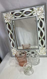Hand Painted Mirror And Vintage Ice Buckets - thumbnail 1 of 5