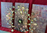 Glass Art, Triptych Canvases - thumbnail 1 of 4