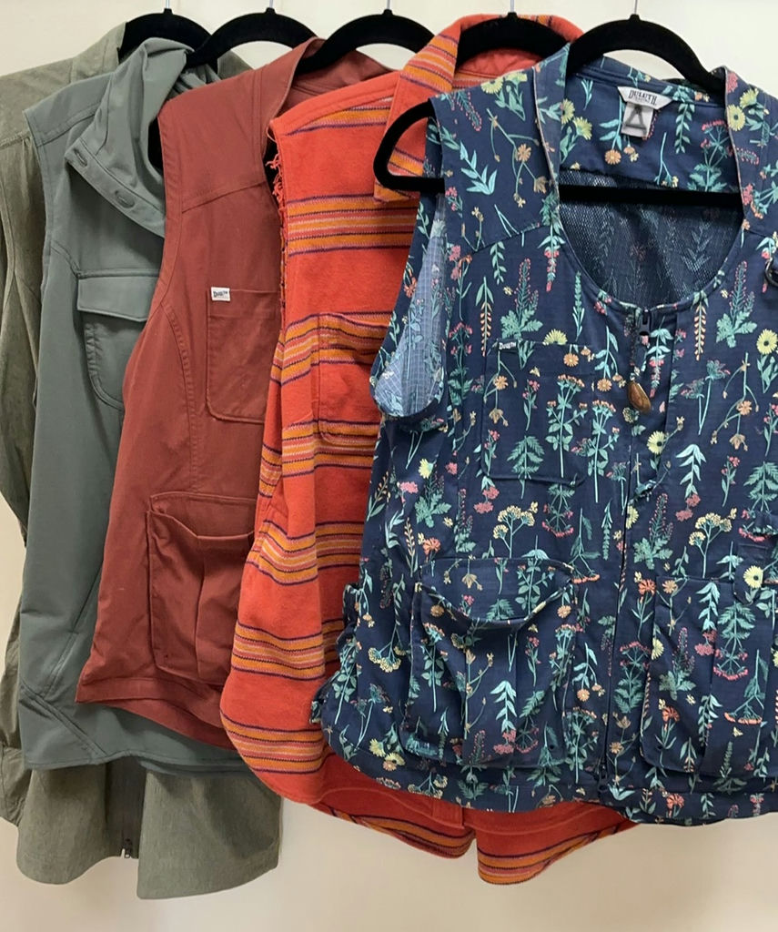 Assorted women's vests and lightweight outerwear - image 1 of 15