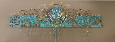 Large Nautical, Whimsical Wall Art - Image 1 of 8
