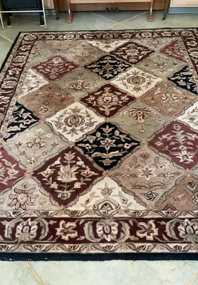 Large And Thick Wool Area Rug - Image 1 of 8