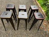 Set of Metal stools - thumbnail 2 of 7