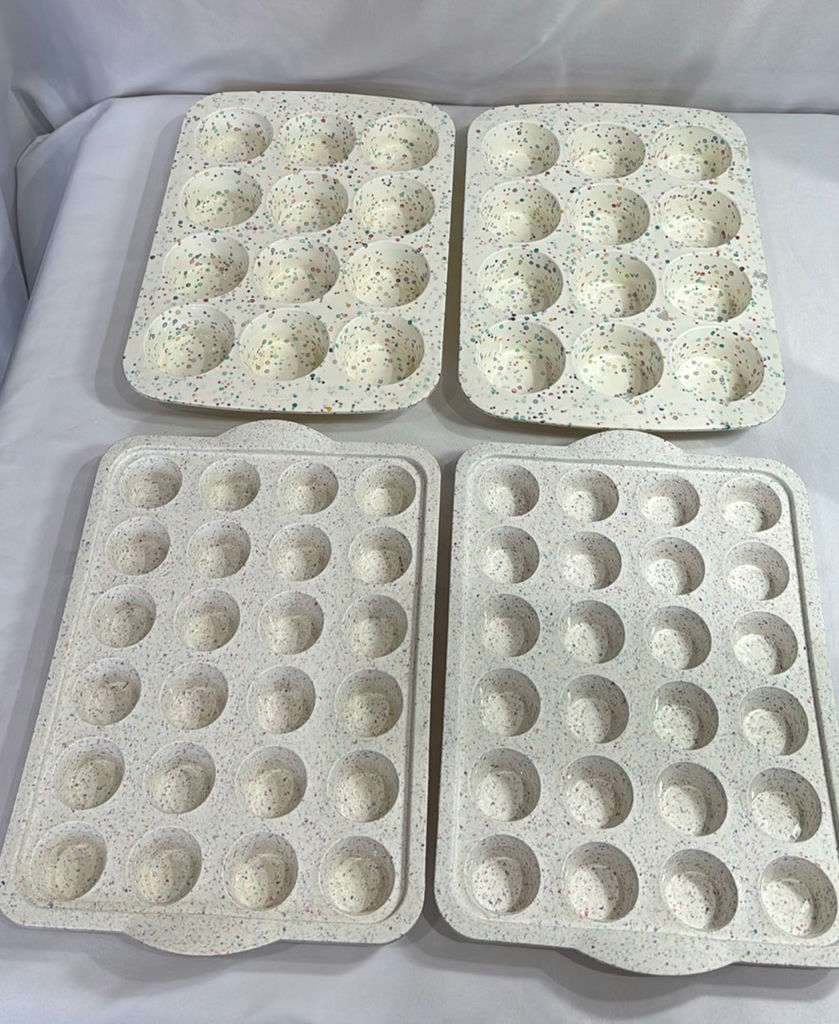Baking supplies set with muffin pans, hand mixer, and measuring tools - image 6 of 6