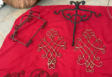 Wrought-iron scrollwork hardware set - thumbnail 6 of 7