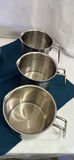 Stainless steel cookware set with pots, pans and steamer - thumbnail 13 of 16