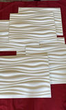 Textured White Wall Panels - thumbnail 1 of 3