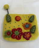 Leather tote,wallet, Crochet bag and embroidered felt purse - thumbnail 5 of 5