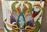 Large Colorful Original Art On Wood - thumbnail 1 of 10
