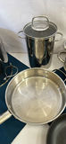 Stainless steel cookware set with pots, pans and steamer - thumbnail 5 of 16