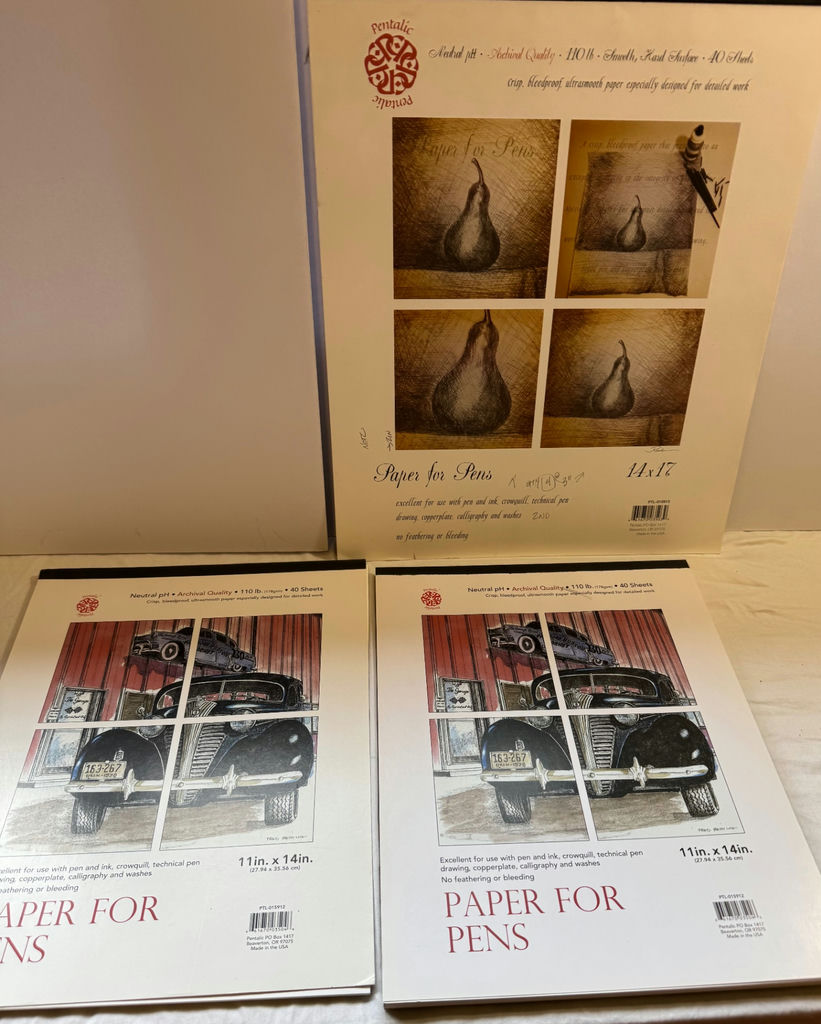 Premium Artist Supply & Sketchbook Lot – Pads, Paper, and Leather Tote - image 4 of 6