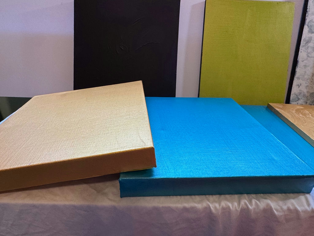 Huge Lot of Acrylic Paints and Canvases - image 6 of 10