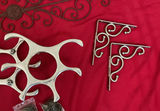Wrought-iron scrollwork hardware set - thumbnail 4 of 7