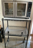 Stainless Rolling Kitchen Storage Cart, Gourmia Oven, Stainless Kitchen Storage - thumbnail 1 of 9