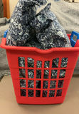 Blue Floral Throw Pillows, Bathroom Decor - thumbnail 5 of 5