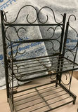 Black Wrought Iron Small Shelf, Sconces, Candle Holder - thumbnail 2 of 5