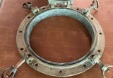 Rostand Heavy Antique Brass Porthole Window - thumbnail 4 of 7