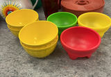Colorful Plastic dinnerware and drinkware assortment - thumbnail 2 of 6