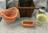 Assorted garden pots, baskets, and planters - thumbnail 7 of 7