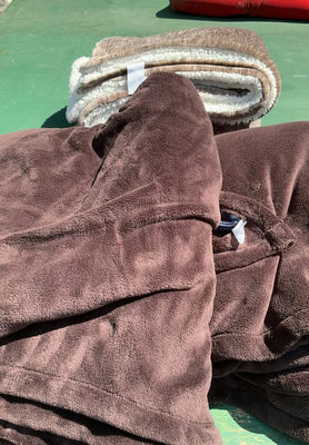 Brown plush blankets/throws - Image 1 of 3