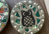 Mosaic Owl Plaques and Water Lily Cluster Arrangements - thumbnail 3 of 6