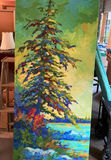 Large Painting Canvas Marion Rose - thumbnail 1 of 6