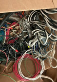 Assorted electrical cables, dimmer, and wall plates - thumbnail 4 of 4