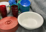 Colorful Plastic dinnerware and drinkware assortment - thumbnail 4 of 6