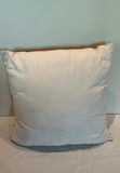 Decorative pillows with crocheted lace covers and red throw blanket - thumbnail 5 of 5
