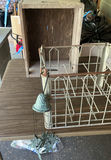 Metal Milk Crate And Wood Box - thumbnail 2 of 5
