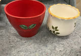 Collection of assorted ceramic plant pots and containers - thumbnail 7 of 7
