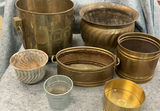 Assorted metal containers and pots - thumbnail 1 of 5