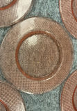 7 Pink Glass Charger Plates - thumbnail 2 of 3