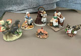 Assorted Chickadees and Norman Rockwell Ceramic Figurines - thumbnail 1 of 11