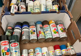 Assorted spray paint cans (Krylon, American Accents, Rust-Oleum) - thumbnail 1 of 9