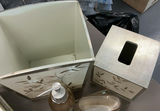 Two Pretty Sets Of Painted Bathroom Decor - thumbnail 5 of 5