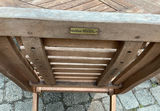Weathered Teak Patio Dining For 4, stand And Cover - thumbnail 2 of 13