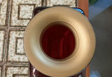 Wood & Tile Square Table, Glass Vase - thumbnail 5 of 6