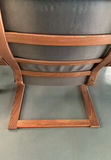Swedish wood Chair & Oman - thumbnail 3 of 4