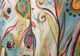 Colorful painted Canvas Wall art, 'Possibilities' by J. Lommers - thumbnail 3 of 12
