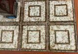 Wood & Tile Square Table, Glass Vase - thumbnail 2 of 6