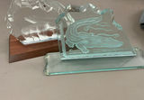 Two Glass Animal Art Pieces - thumbnail 1 of 4
