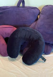Purple plush Pillow and neck pillow - thumbnail 1 of 3