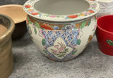 Collection of assorted ceramic plant pots and containers - thumbnail 2 of 7