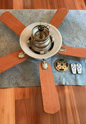 Casablanca Lighted Ceiling Fan With Remotes - Image 1 of 4