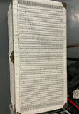 White Wicker Chest, Small Shelf, Fake Plant - thumbnail 2 of 5