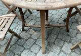 Weathered Teak Patio Dining For 4, stand And Cover - thumbnail 8 of 13
