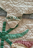 Pastel palm-tree quilt and pink Berkshire Blanket - thumbnail 5 of 5