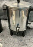 Three beverage urns with fruit-pattern mugs - thumbnail 3 of 6